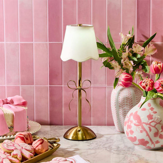 Golden Bow Rechargeable LED Portable Cordless Table Lamp