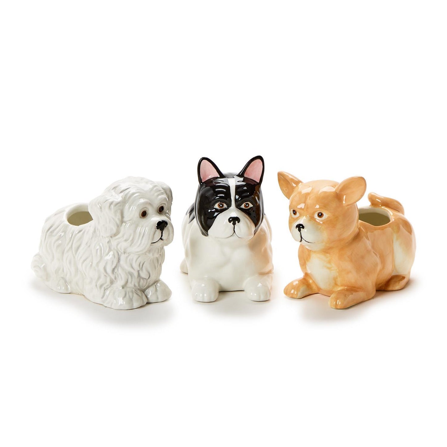 Sitting Dog Mini Cachepot