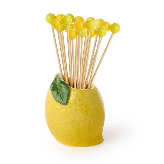 Lemon Grove Cocktail Pick Set