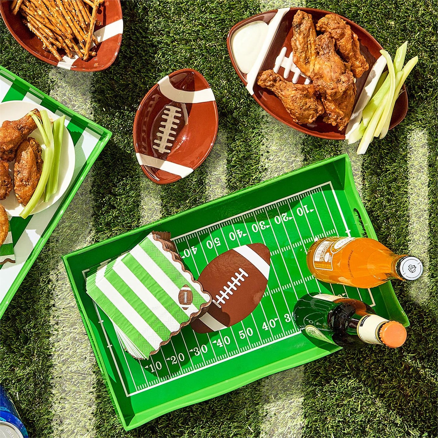 Football Tidbit Bowls