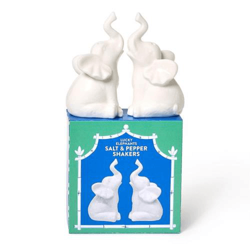 Good Fortune Elephant Salt & Pepper Shakers