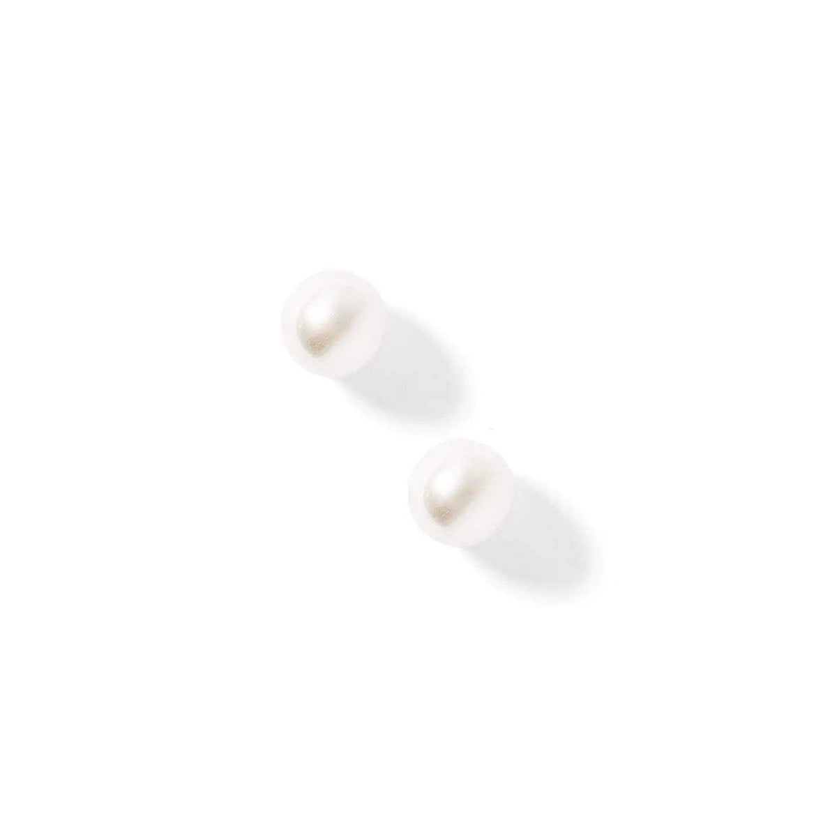 Payton Pearl White Screwback Stud Earrings