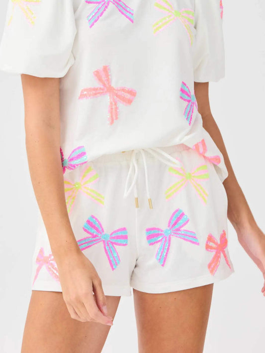 Tina Sequin Bow Set
