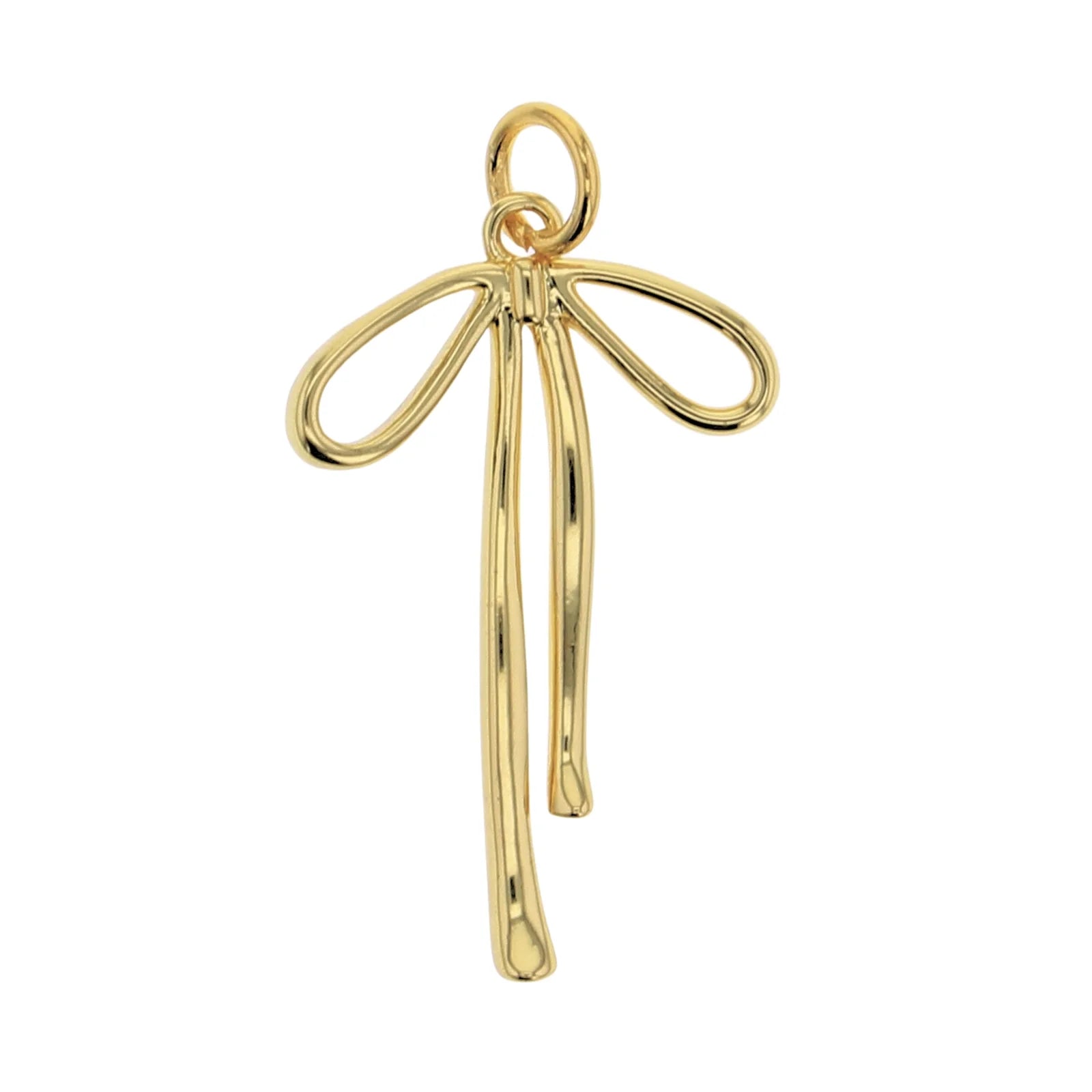 Gold Bow Charms