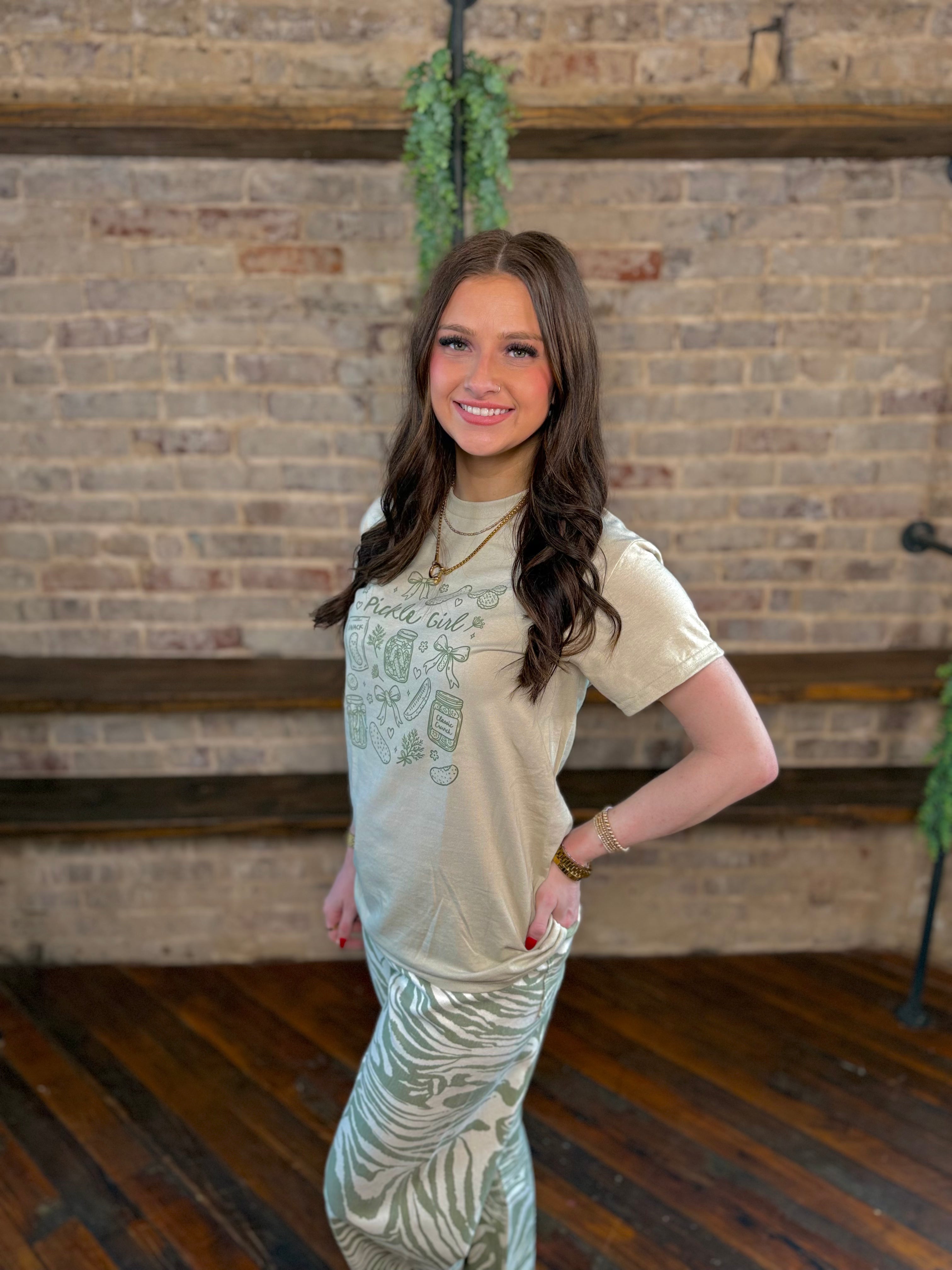 Pickle Girl Graphic Tee | PLUS SIZE AVAILABLE