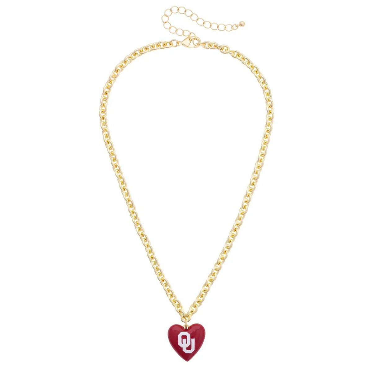 University Heart Pendant Necklace