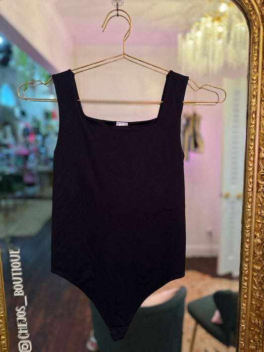 Brylee Square Neck Bodysuit - O/S