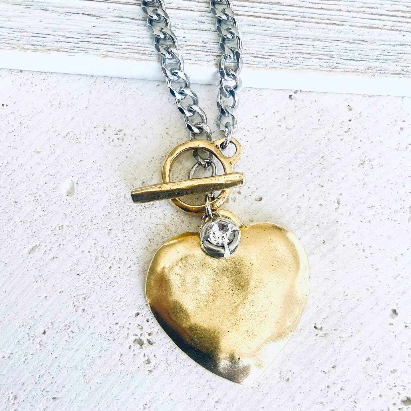 Celestial Heart Layering Necklace