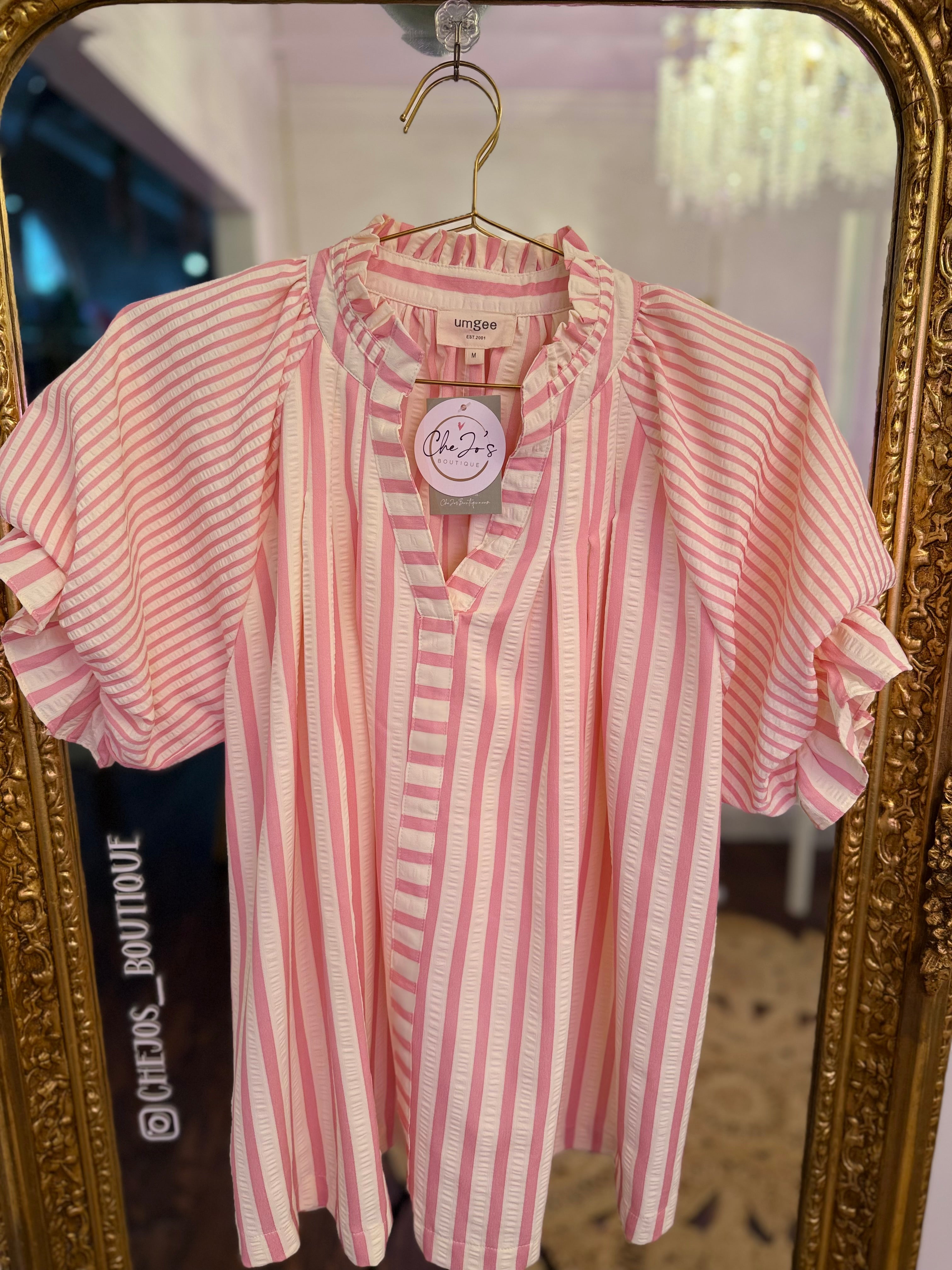 Gladys Striped Blouse