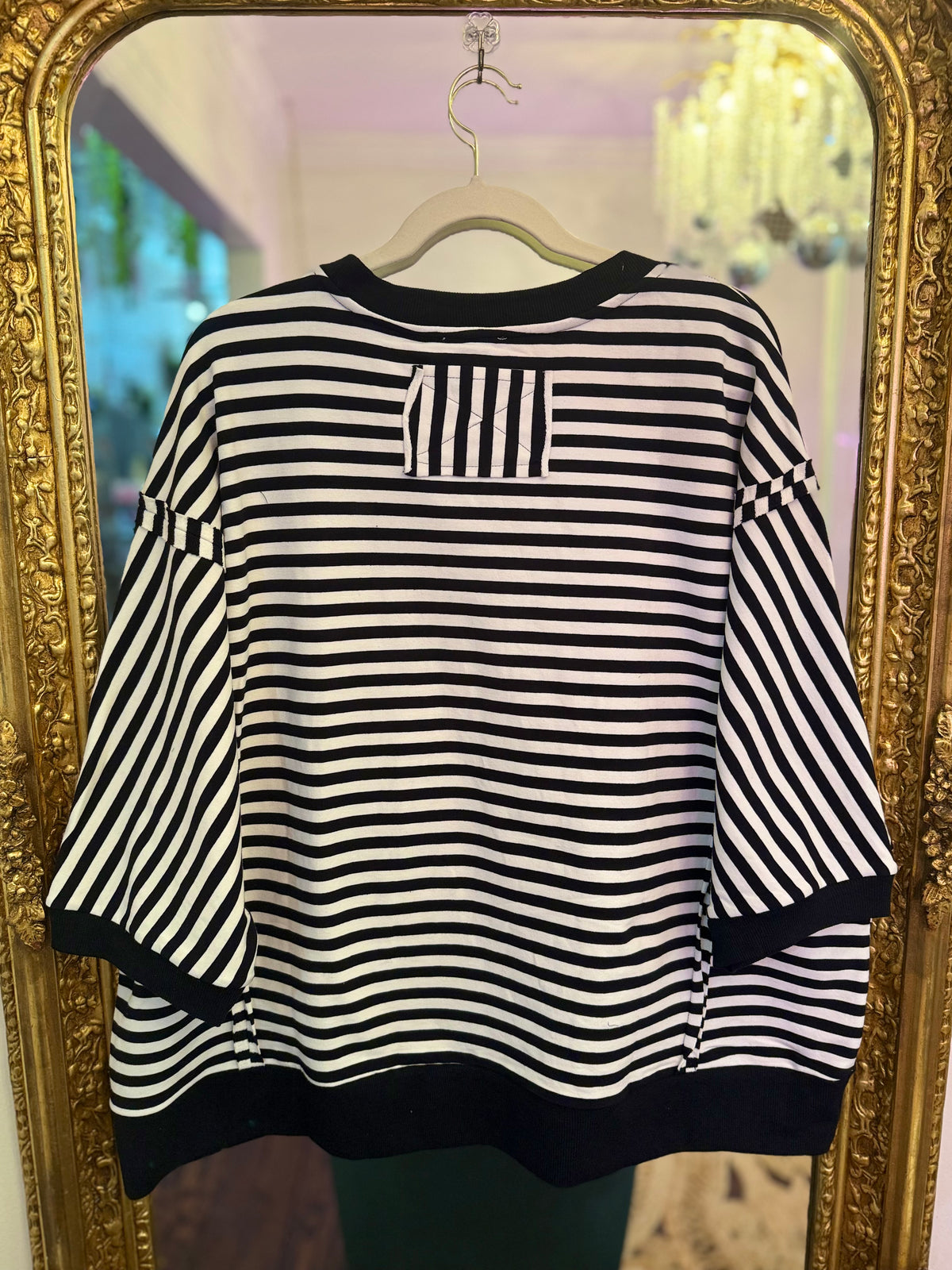 First Down Fashion Football Graphic Knit Top