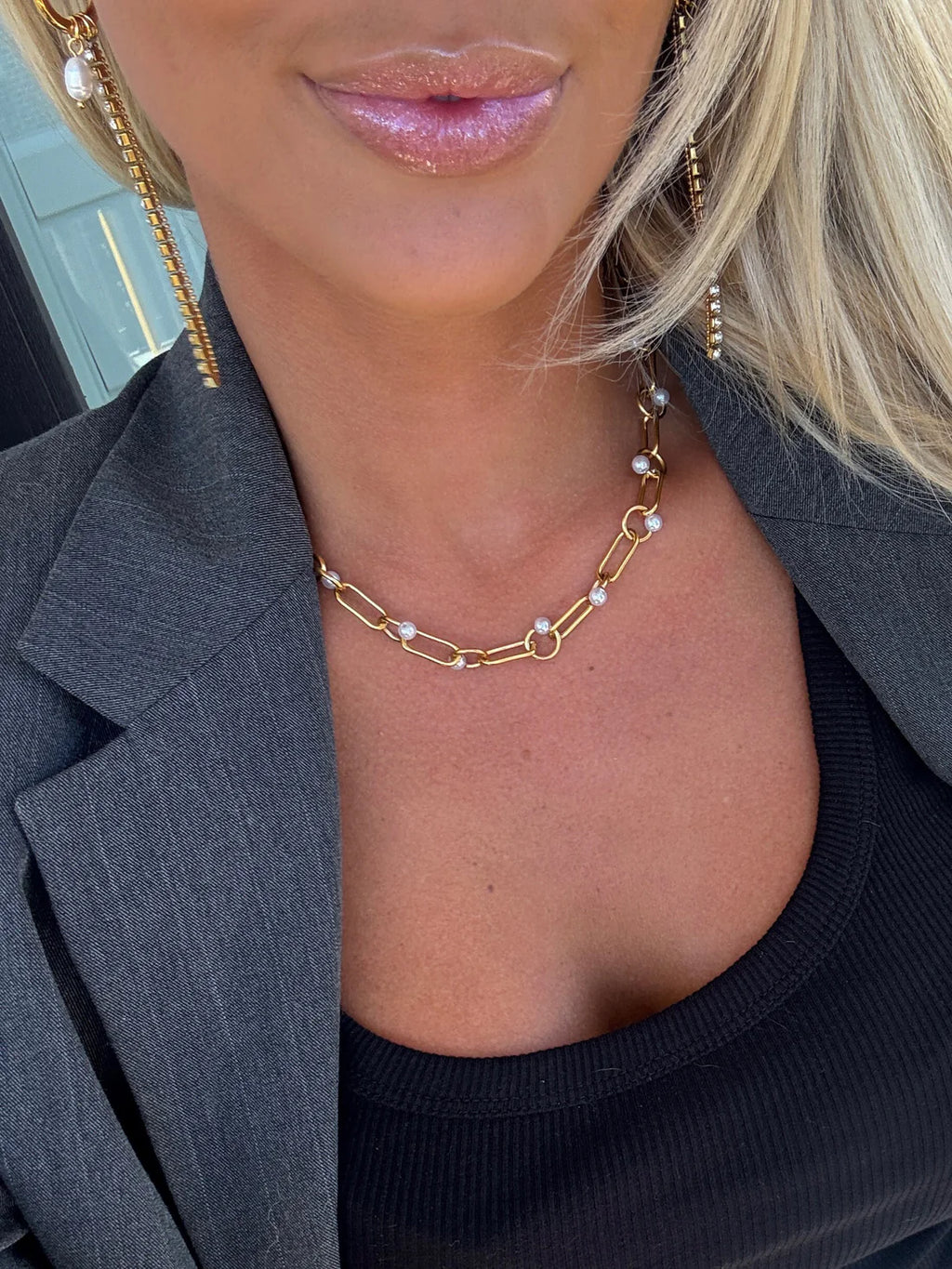 Luna Dangle Earrings  | Water Resistant - Chansutt Pearls