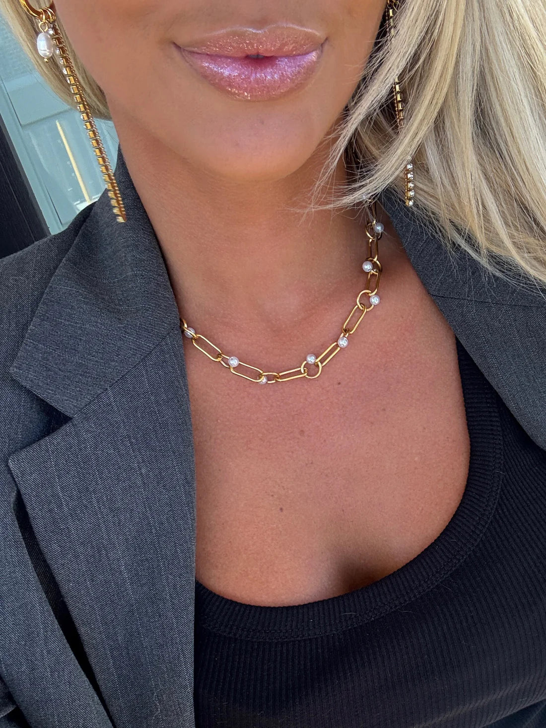 Luna Dangle Earrings  | Water Resistant - Chansutt Pearls