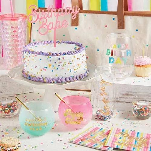 Birthday 30oz Jumbo Wine Glass