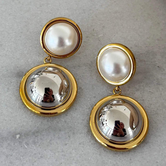 Luxe Pearl Earrings | Water Resistant
