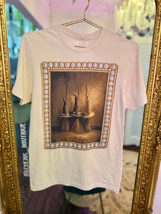 Yes I Can Drive A Stick Graphic Tee