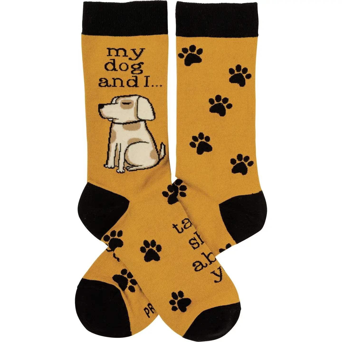 Classic Woven Crew Socks - Dogs