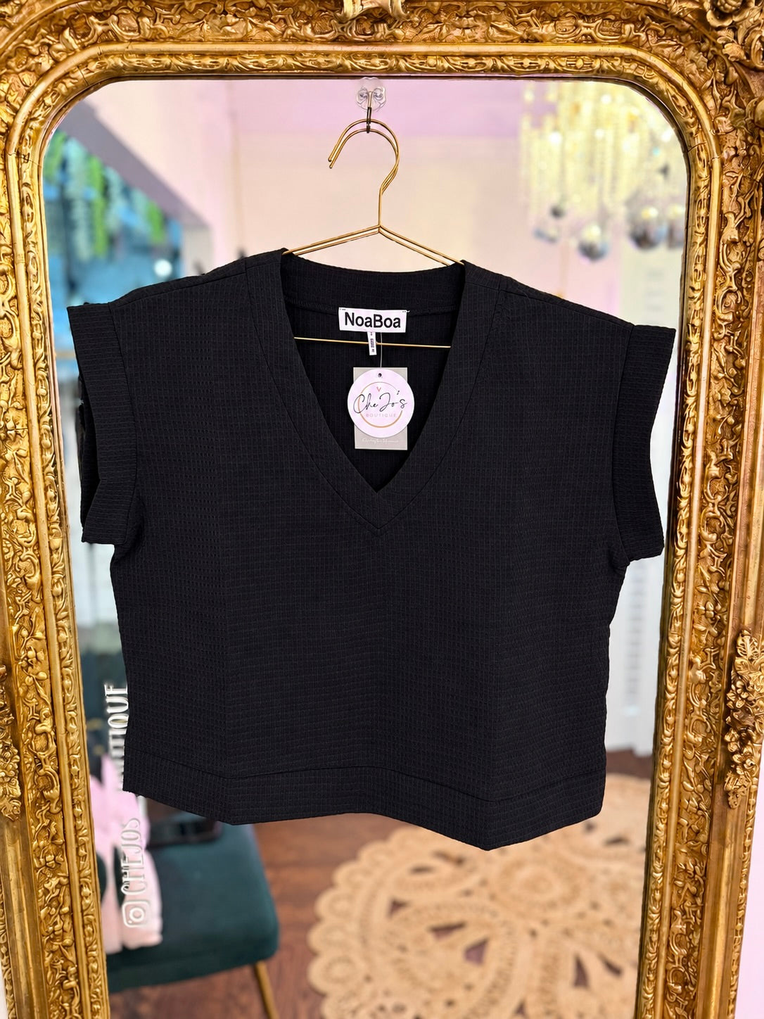 Thermal V-Neck Casual Top