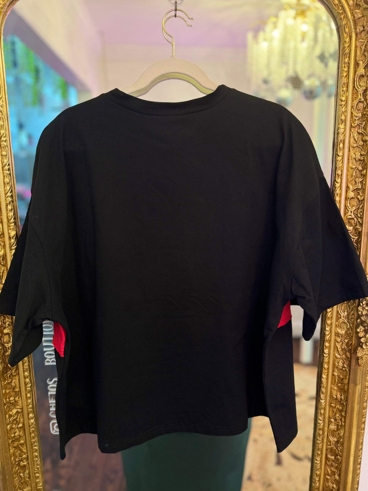 Game Day Spirit Colorblock Appliqué Tee