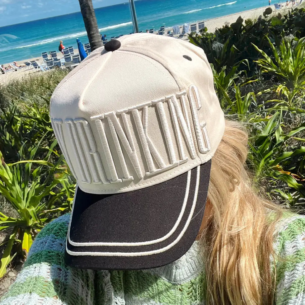 Day Drinking - Black Vintage Trucker Hat