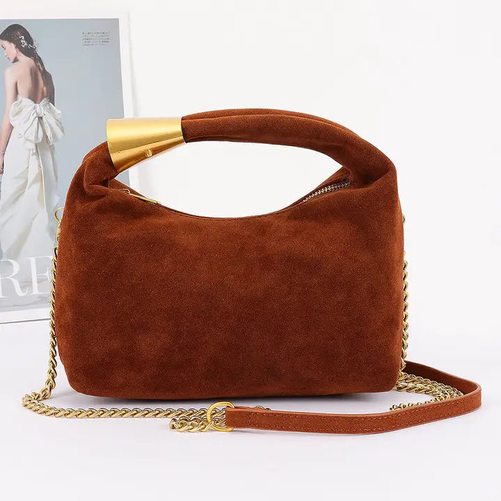 Oli Suede Hobo Bag