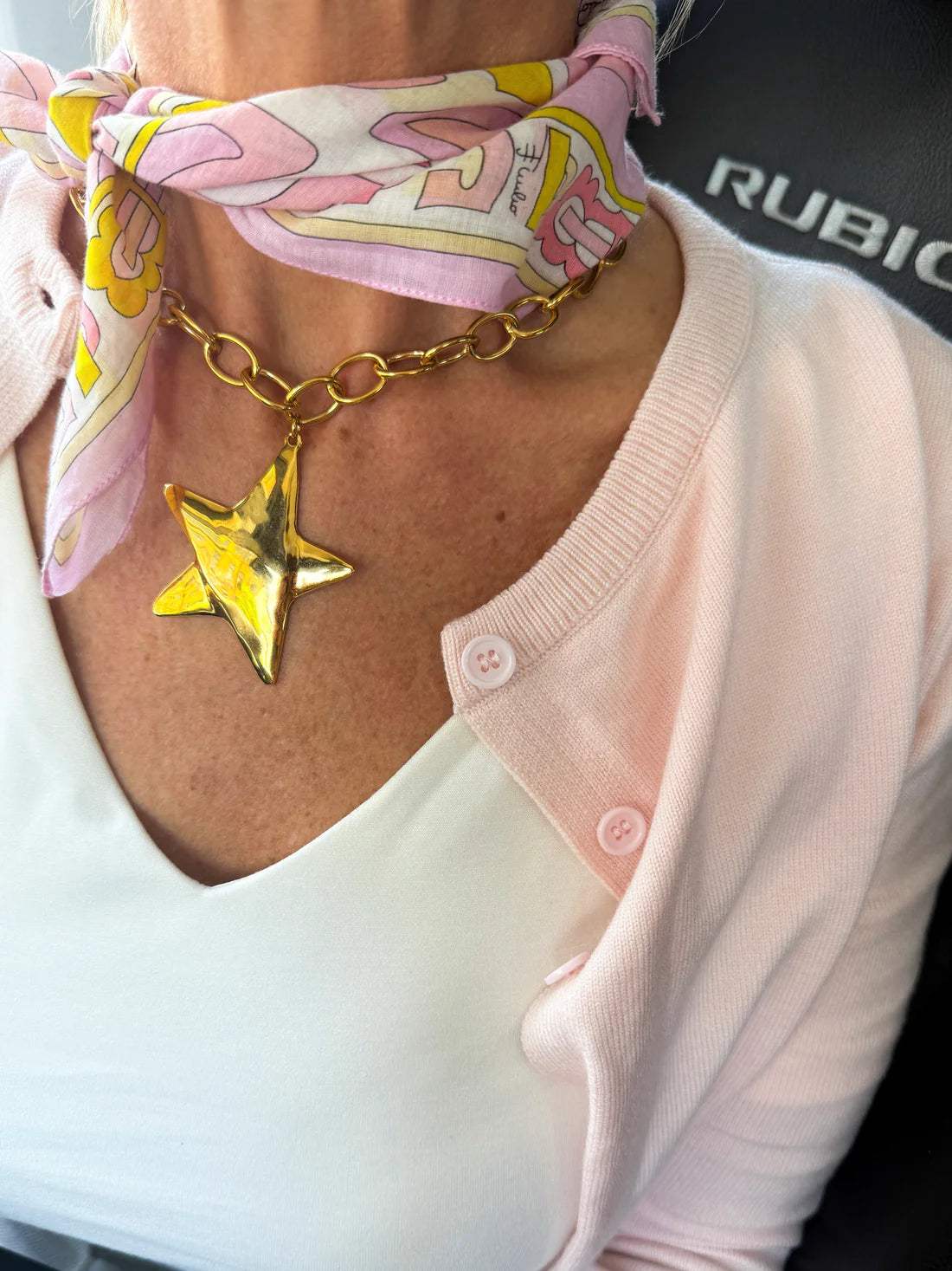Chunky Star Necklace | Water Resistant - Chansutt Pearls