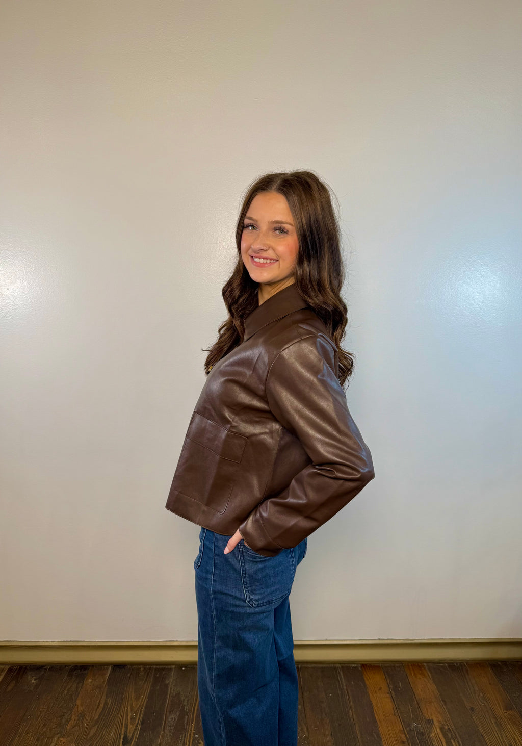 Mulled Spice Leather Jacket