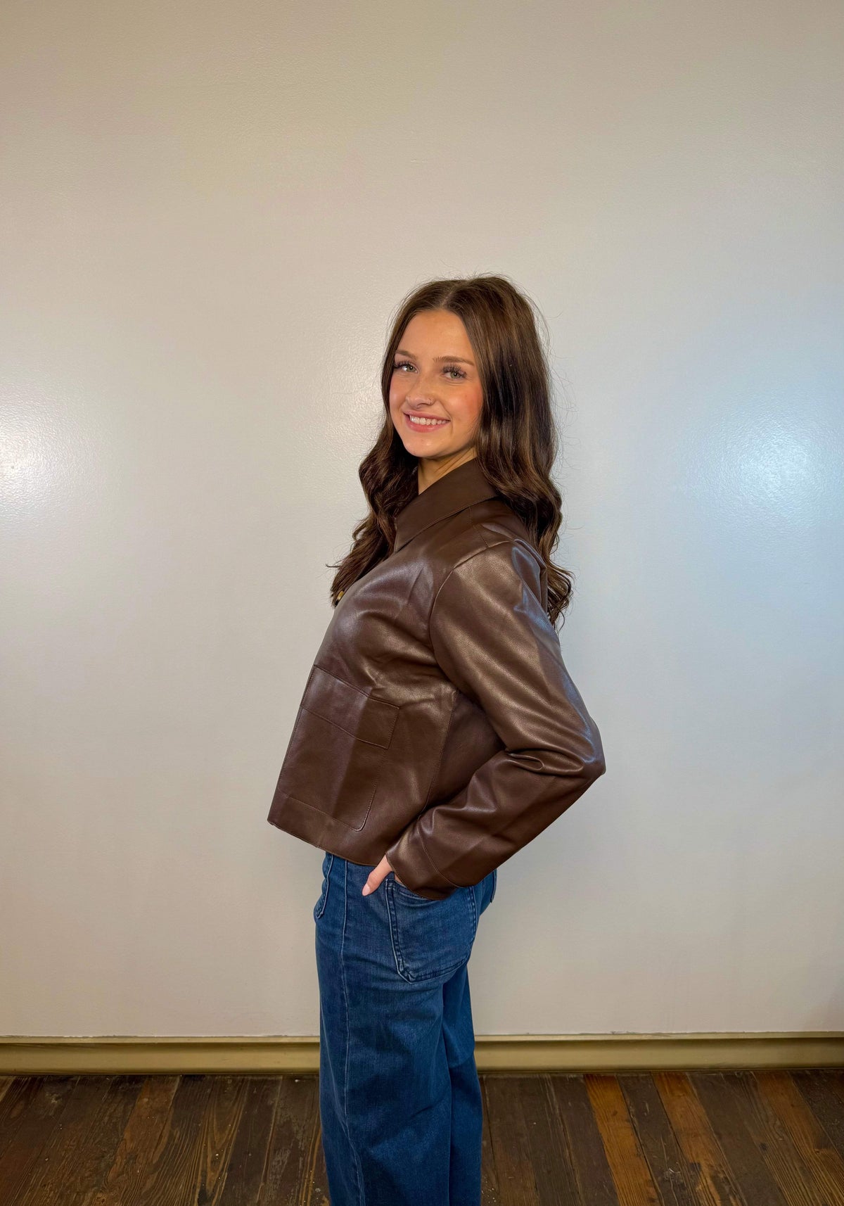 Mulled Spice Leather Jacket