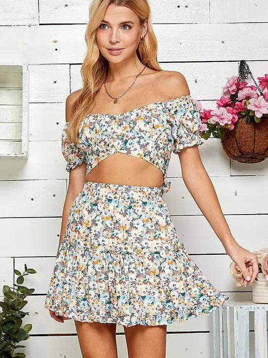 Ophelia Floral Elastic Set