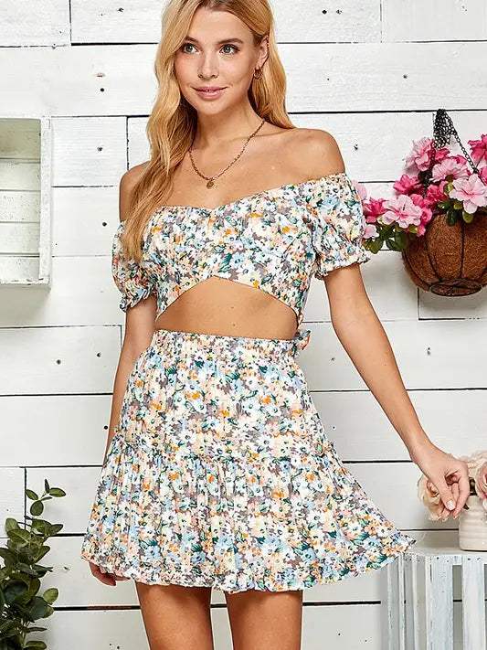 Ophelia Floral Elastic Set