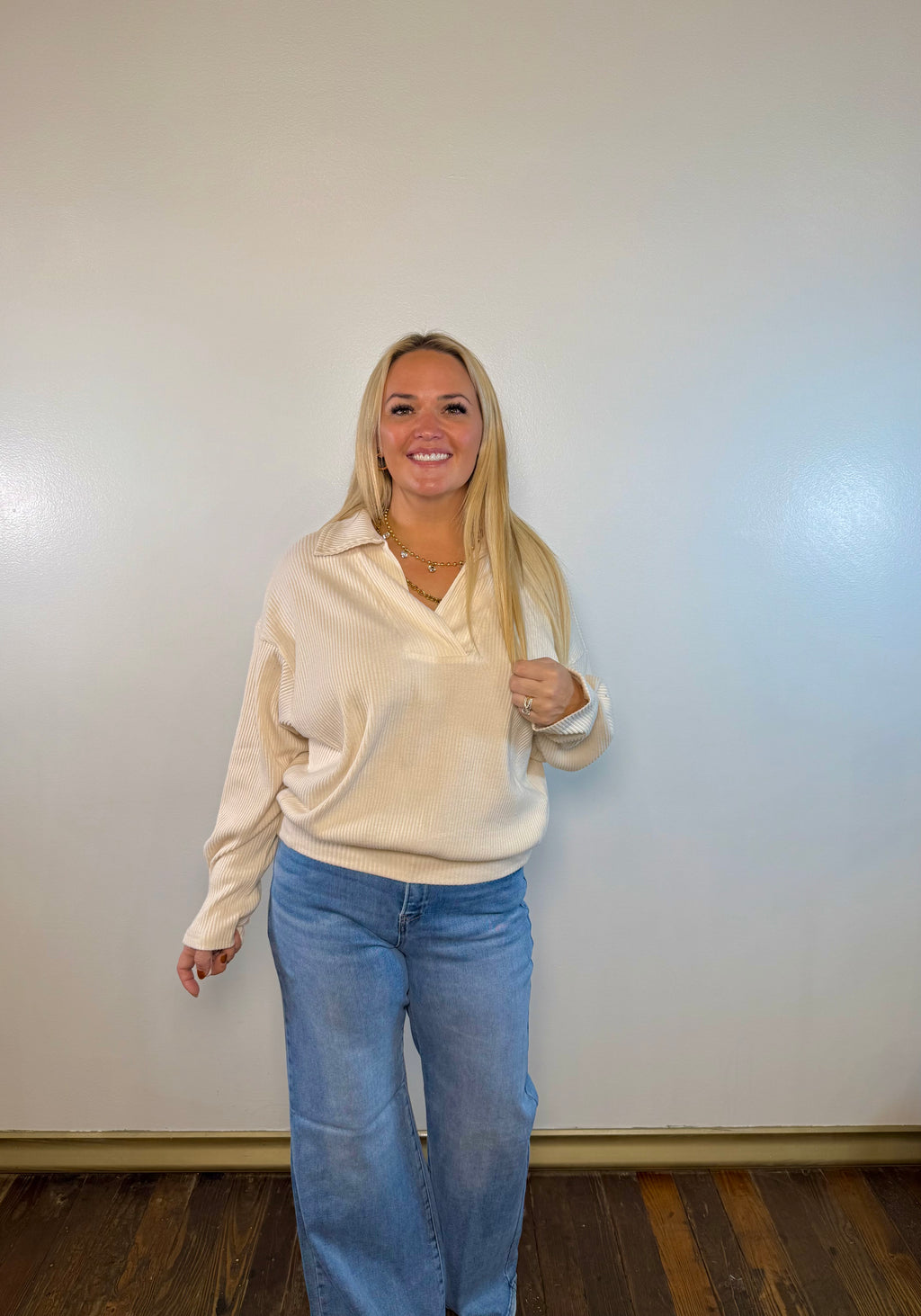 Georgina Ribbed Pullover