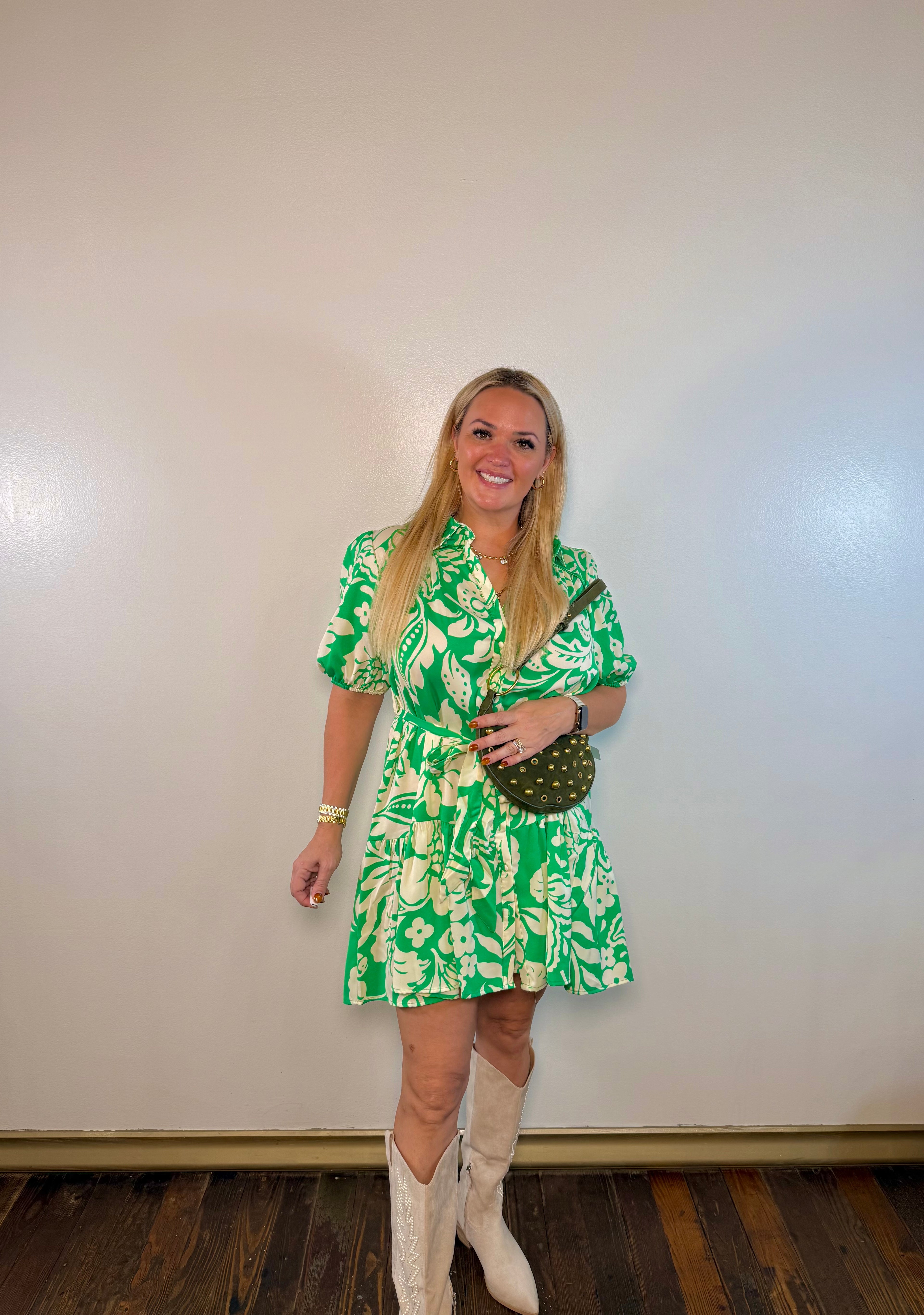 Floral Collared Dress