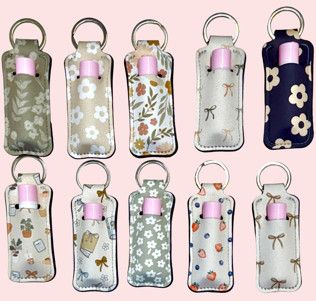 Chapstick Holder Keychain | Comes W/ Vanilla Che Jo's Chapstick