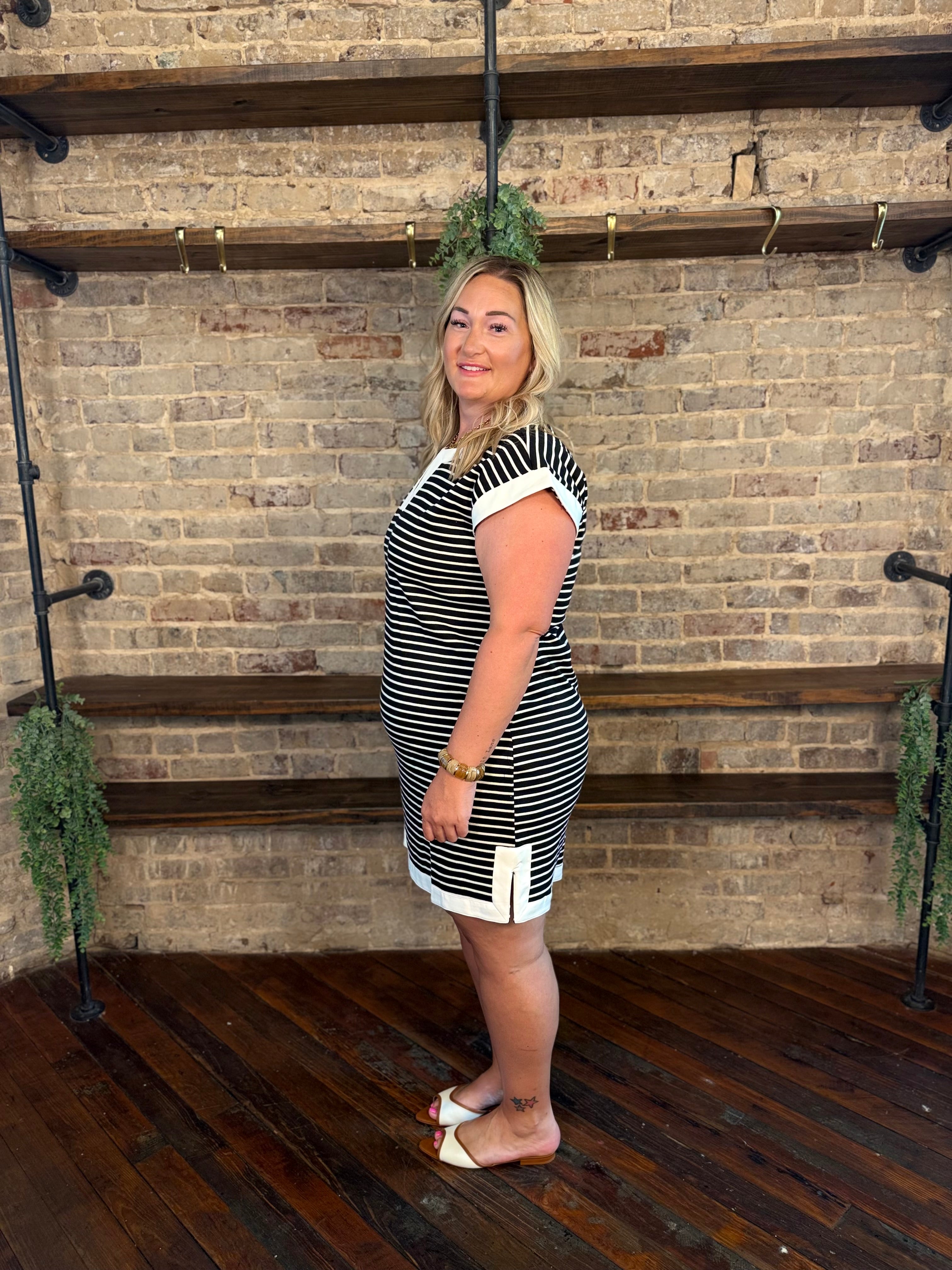 PLUS SIZE | Mia Drop Shoulder Dress