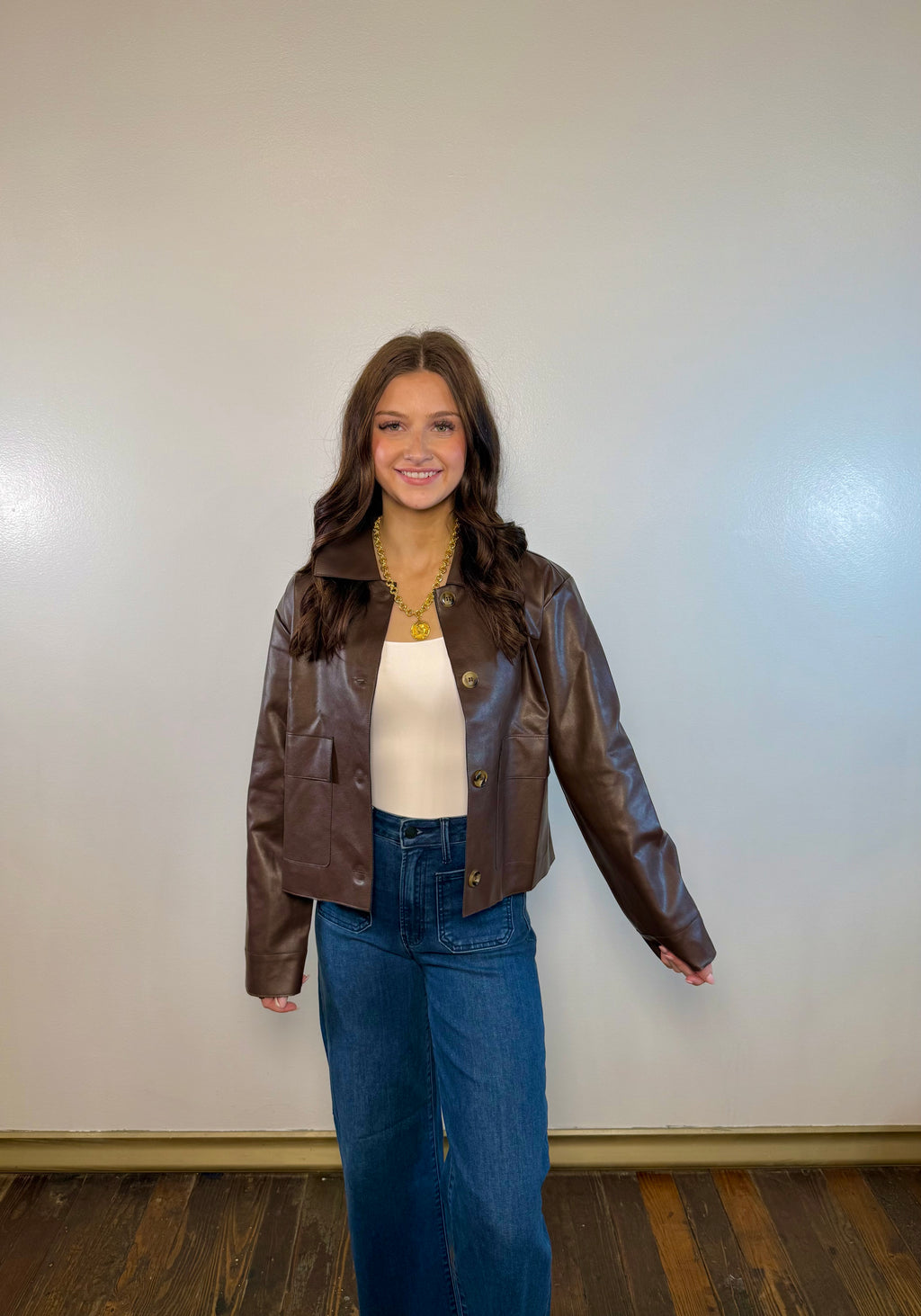 Mulled Spice Leather Jacket