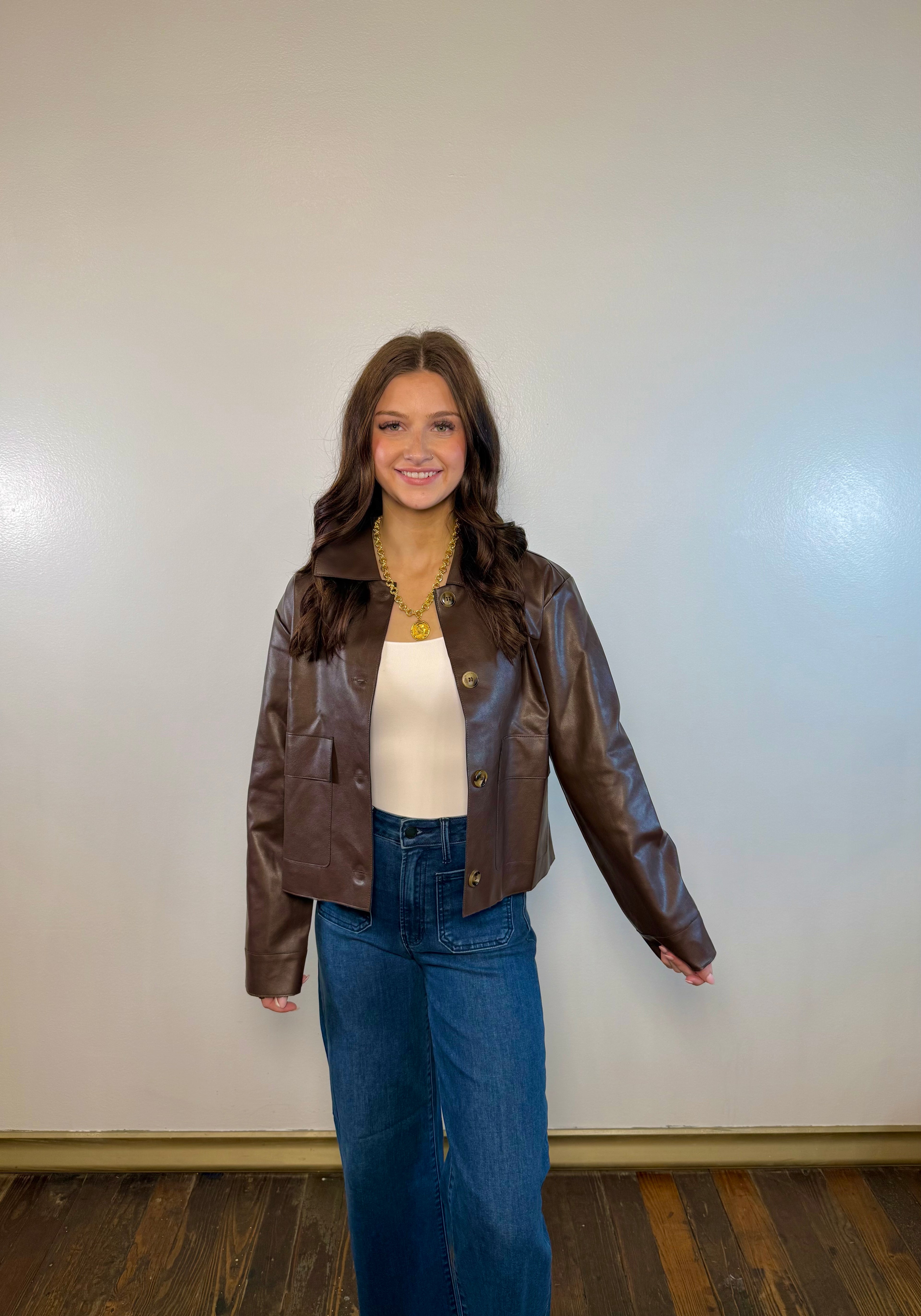 Mulled Spice Leather Jacket