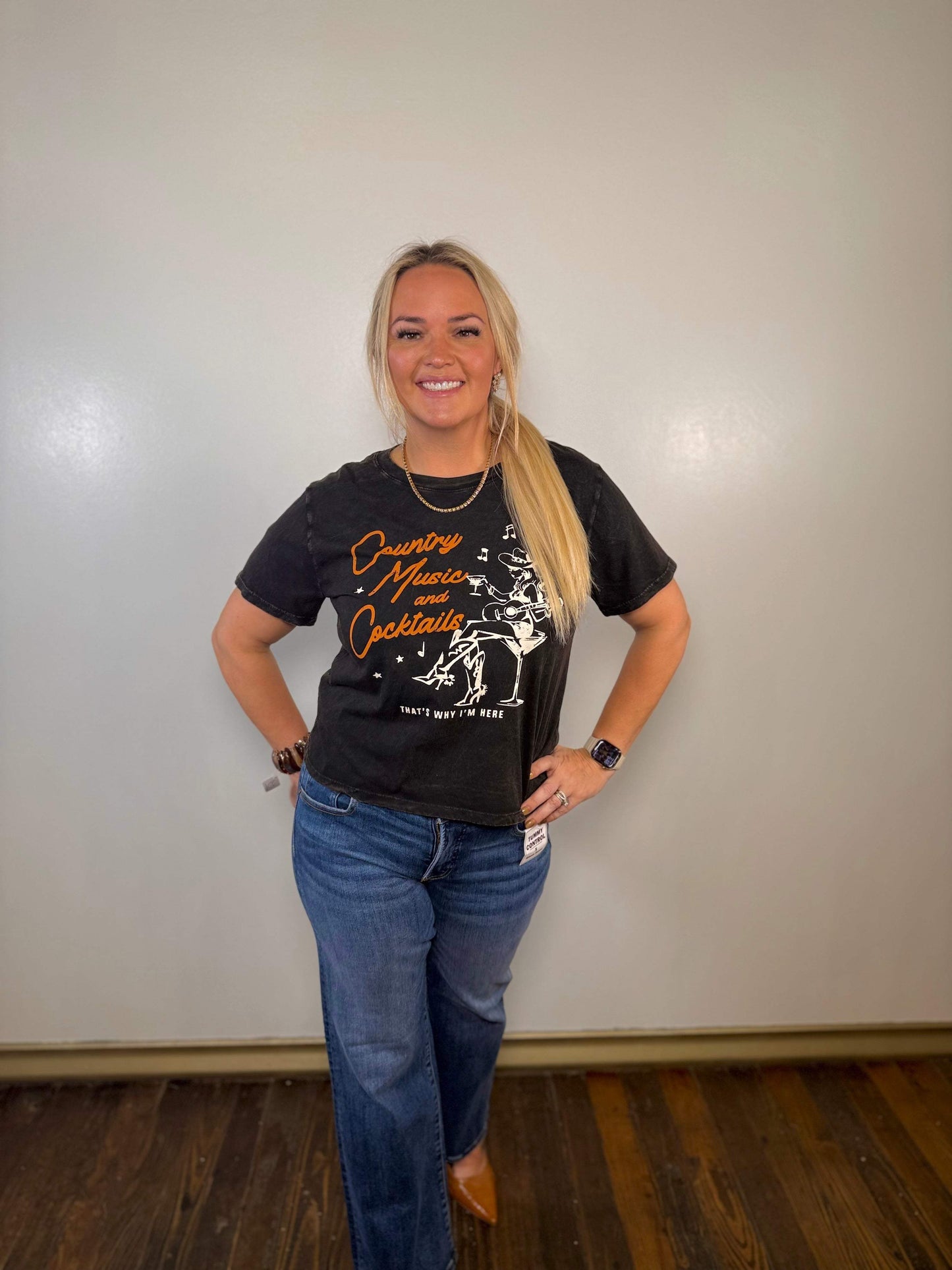 Country Music & Cocktails Graphic Tee