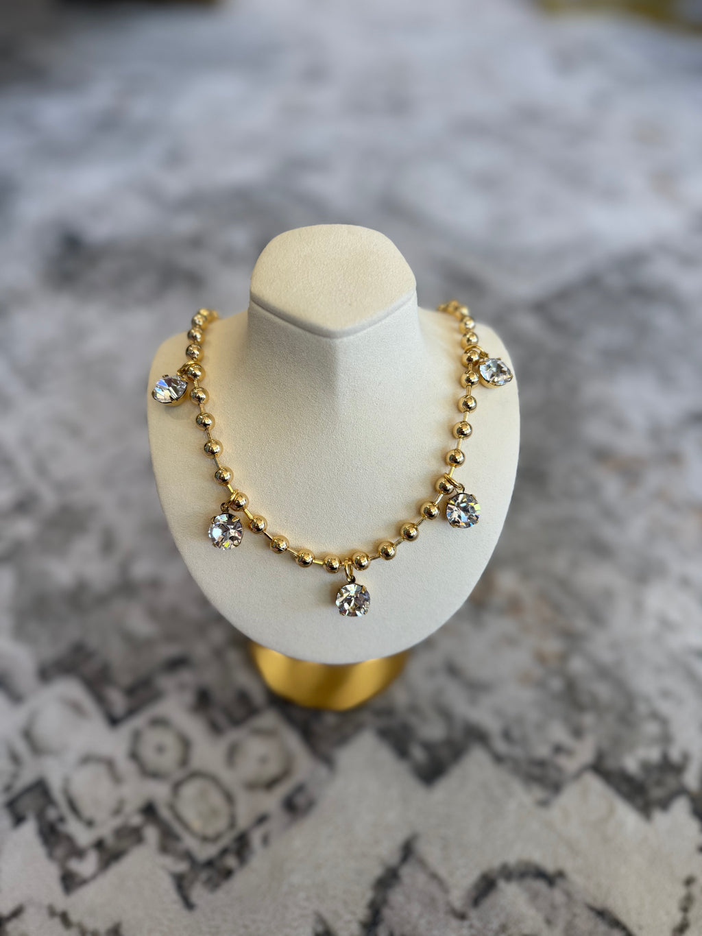 Luna Veil Rhinestone Necklace