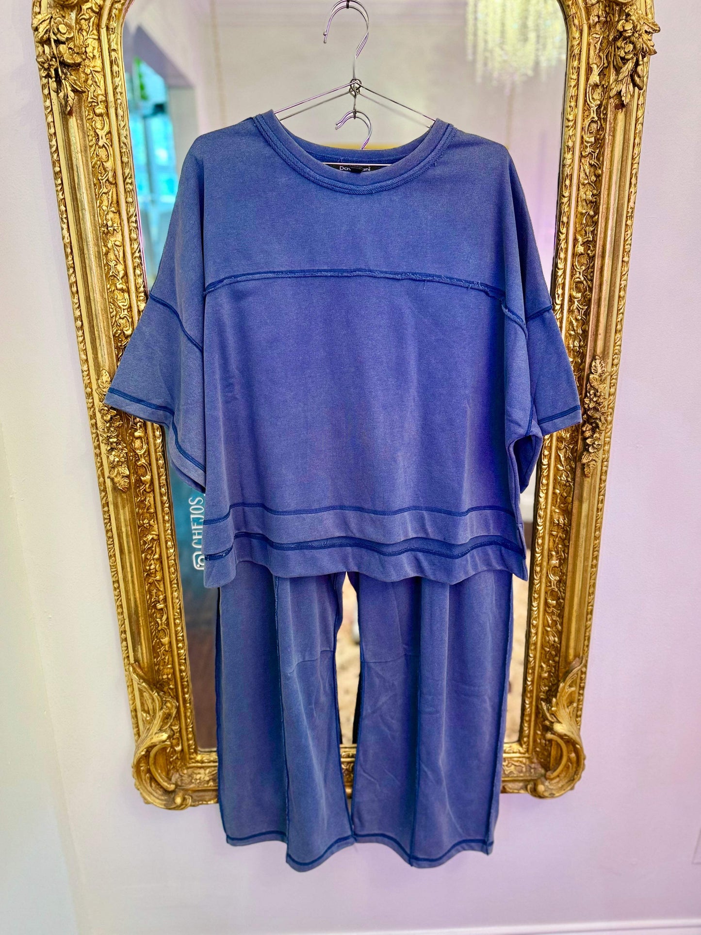 Mineral Washed Barrel Pant Set | PLUS SIZE AVAILABLE