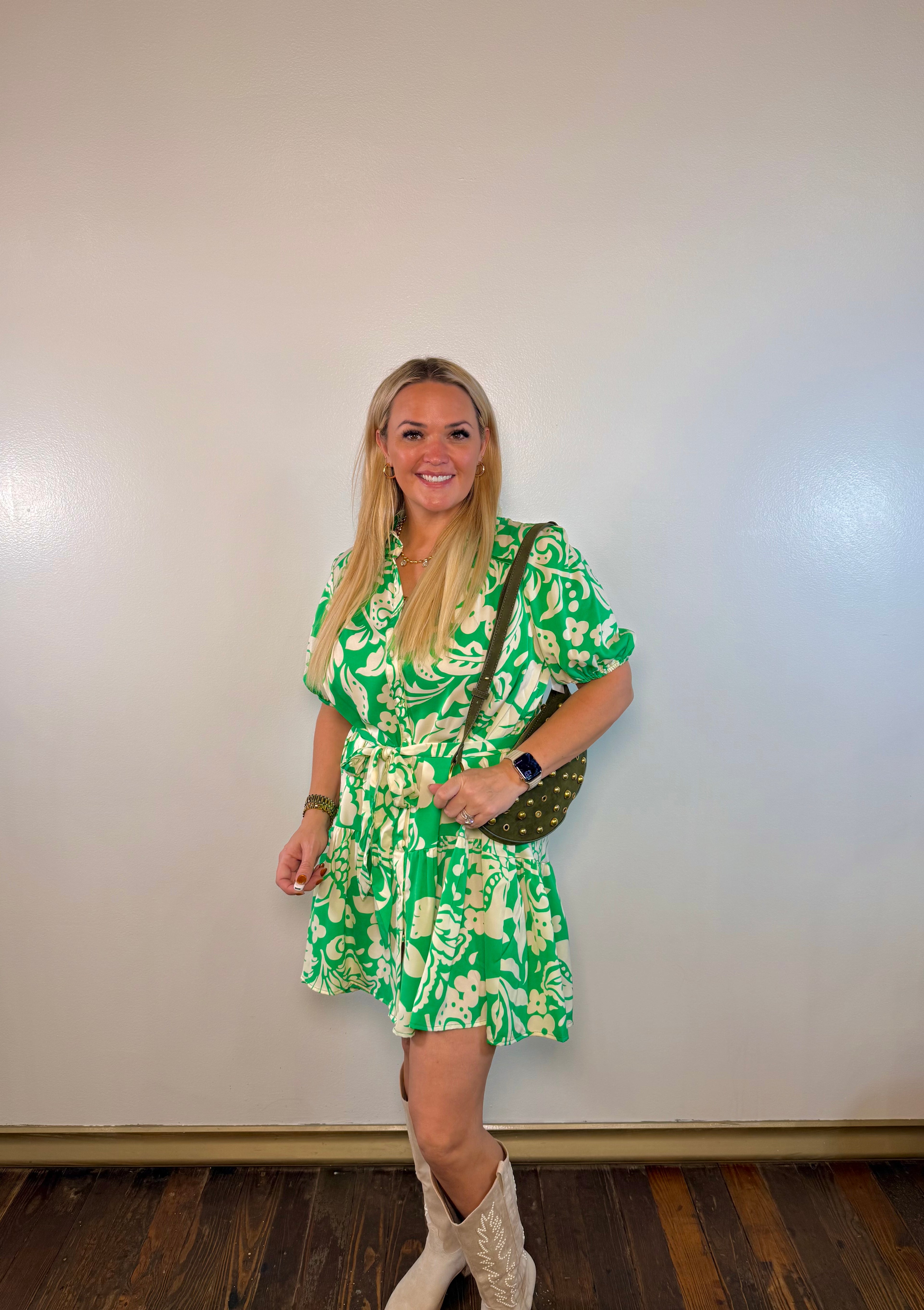 Floral Collared Dress