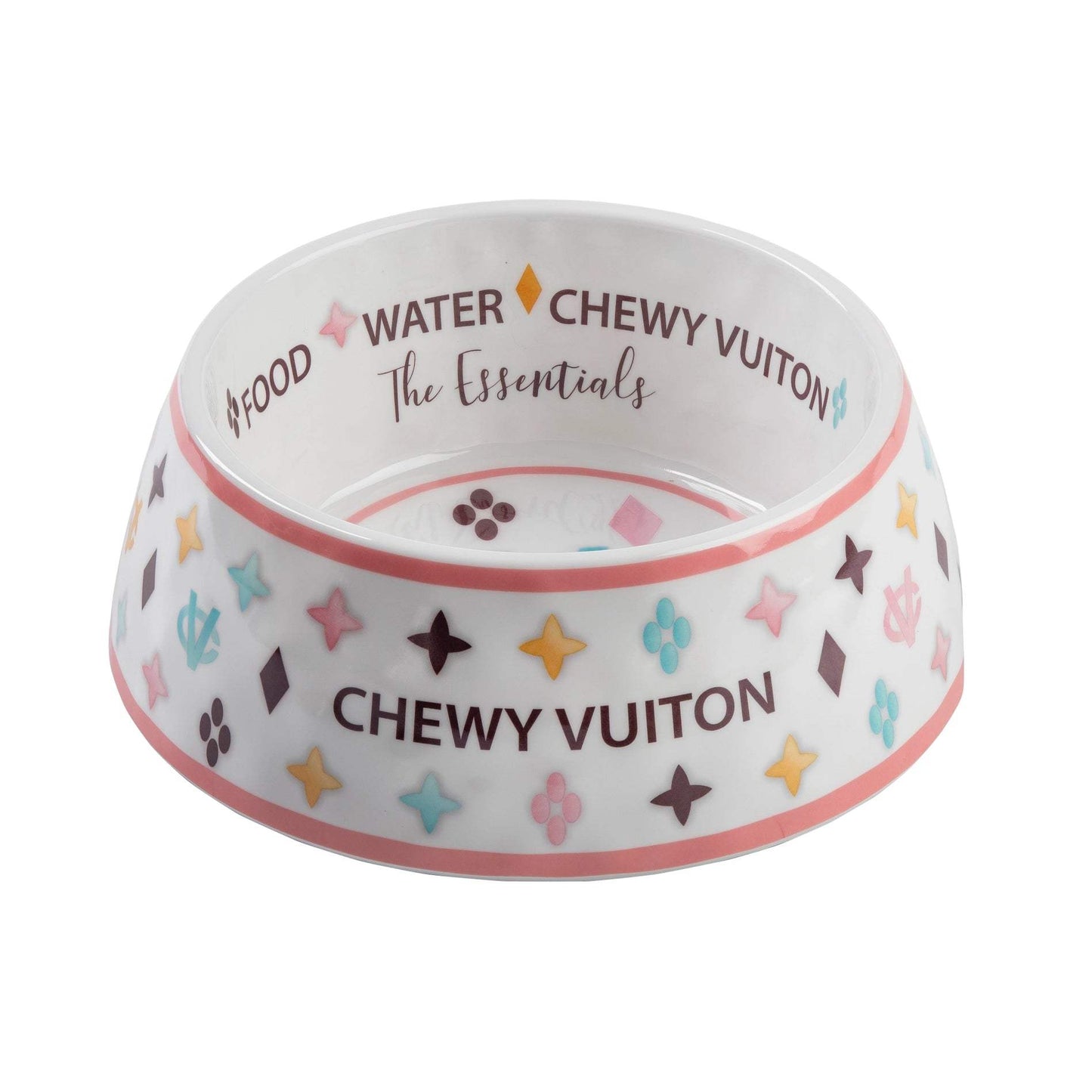Chewy Vuiton Dog Bowl | 3 Sizes
