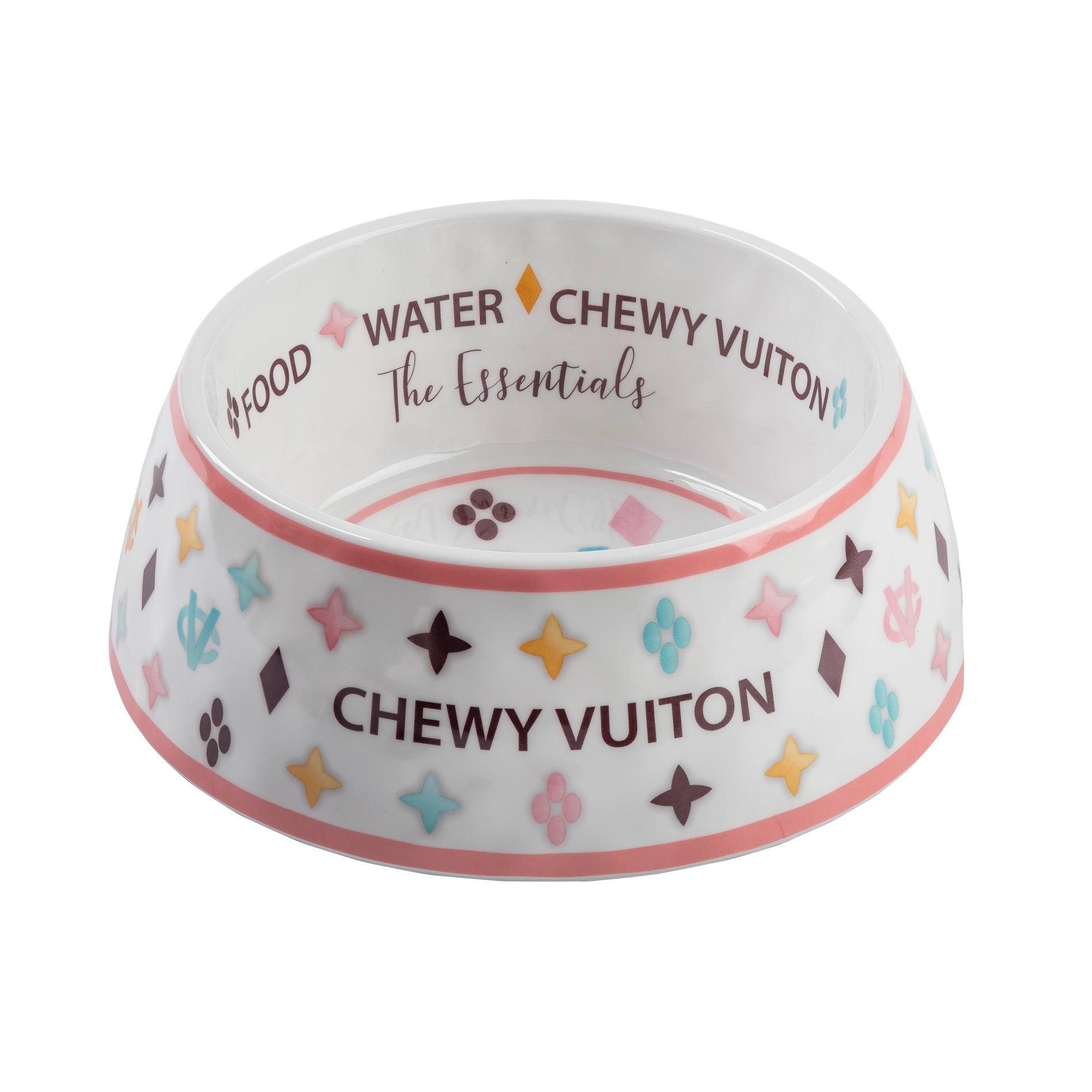 Chewy Vuiton Dog Bowl | 3 Sizes