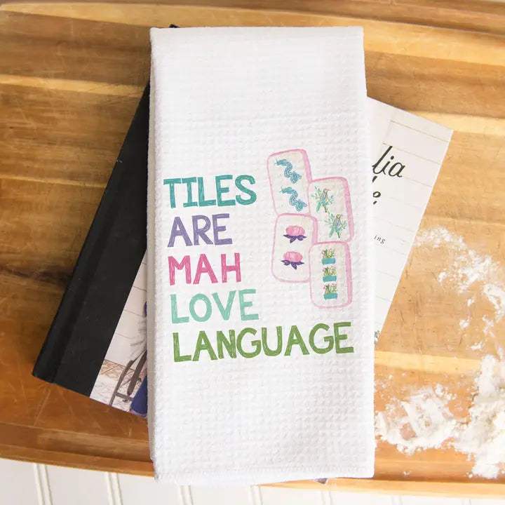 Mahjong Tea Towel