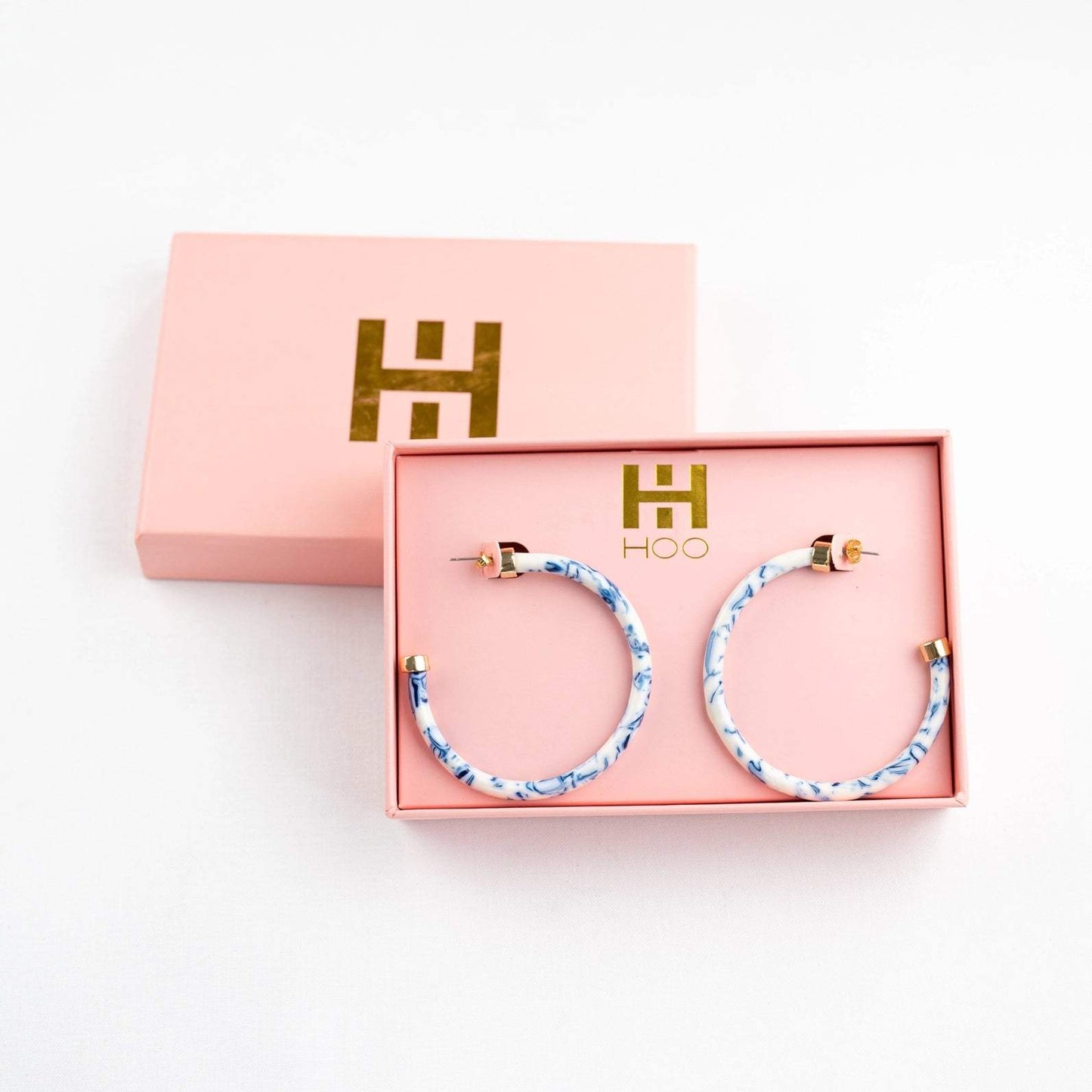 Hypoallergenic Large Acrylic Hoops