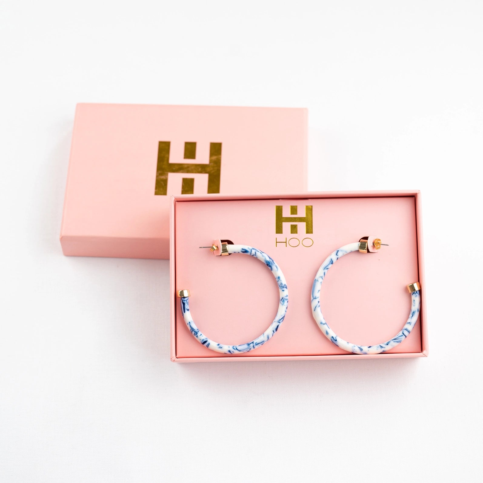 Hypoallergenic Large Acrylic Hoops