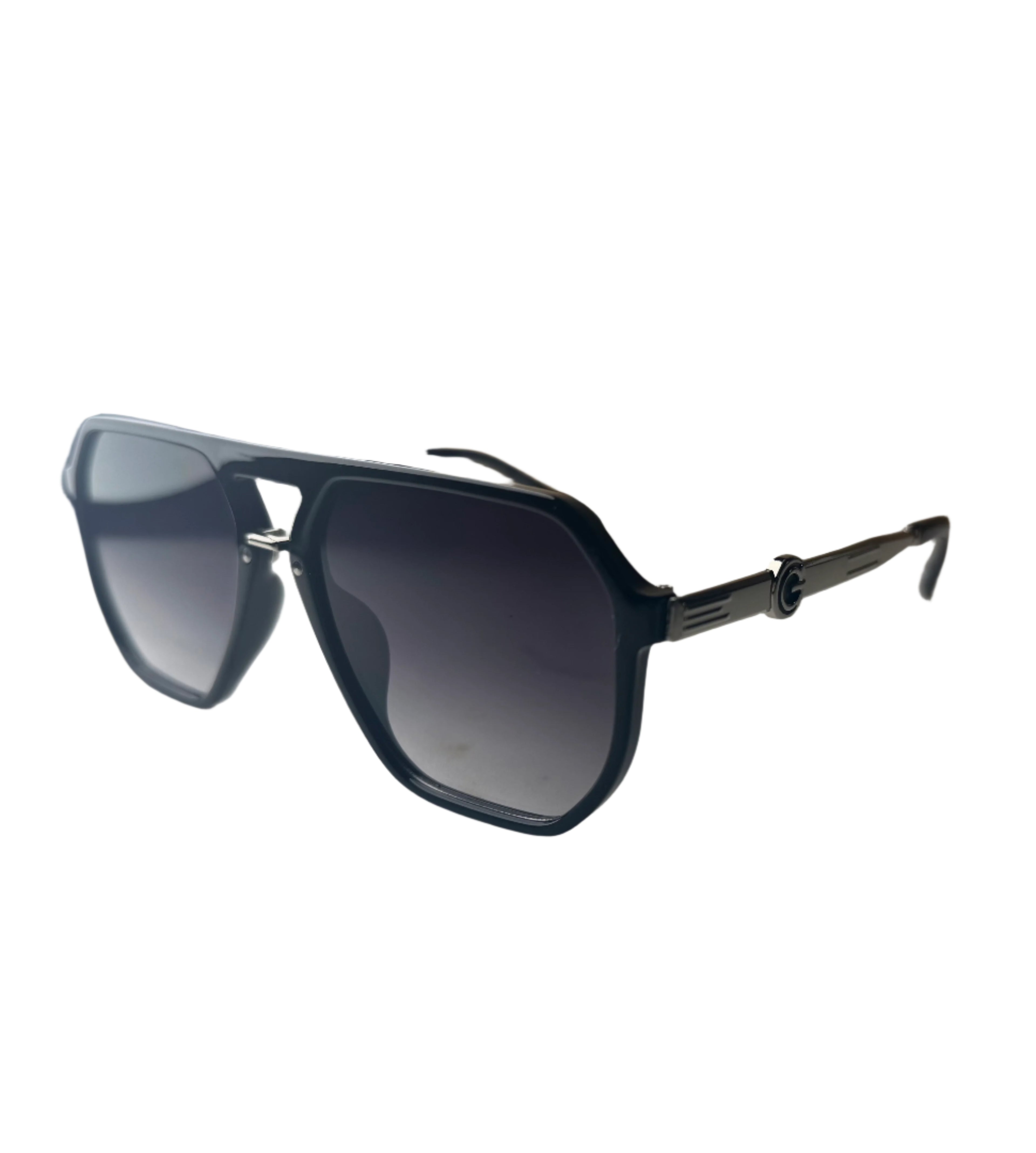 Kylie Geometric Thin Frame Sunglasses
