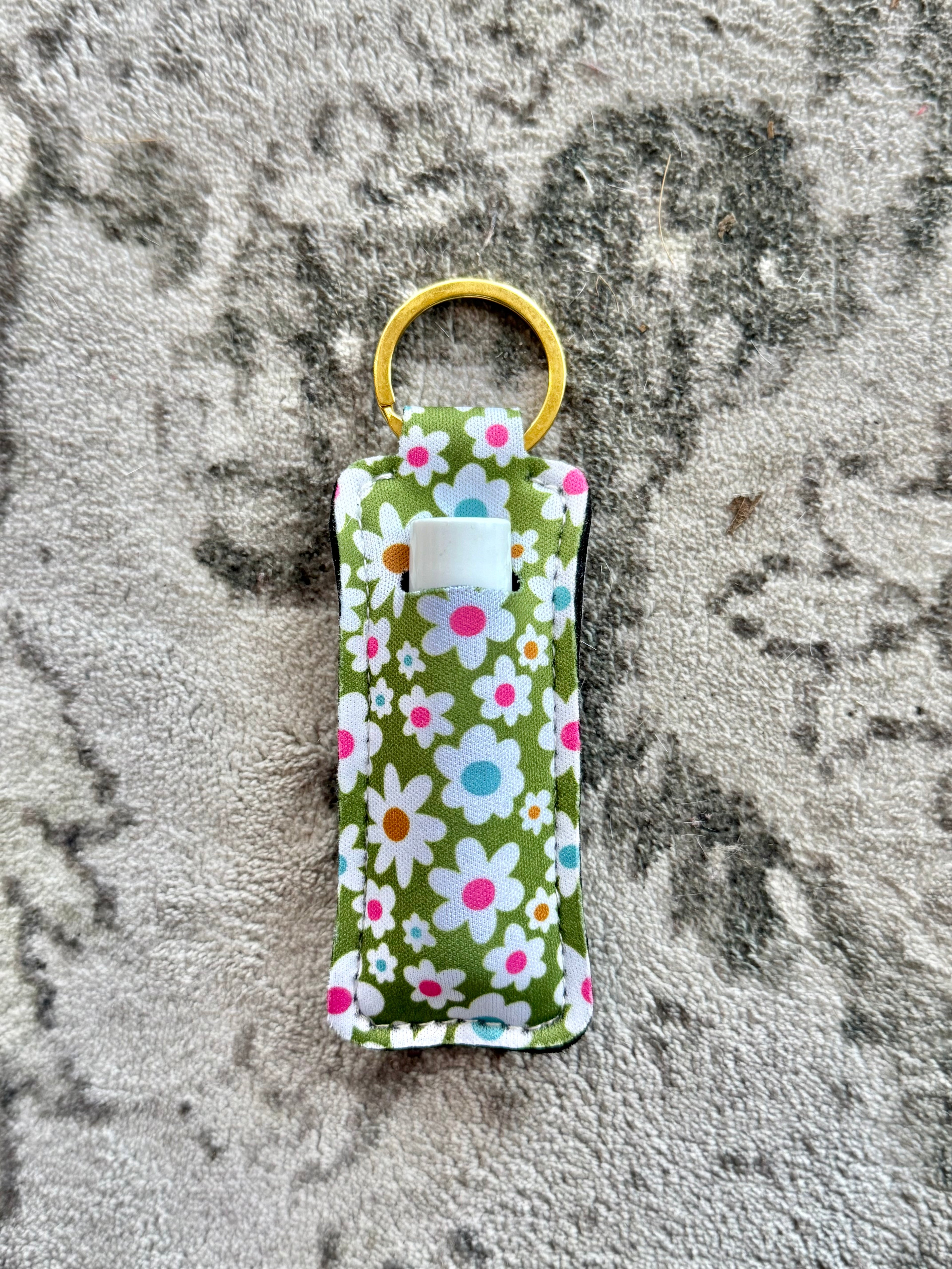 Chapstick Holder Keychain | Comes W/ Vanilla Che Jo's Chapstick