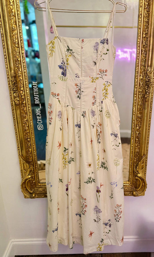 Dreamy Low-Waist Cami Maxi Dress