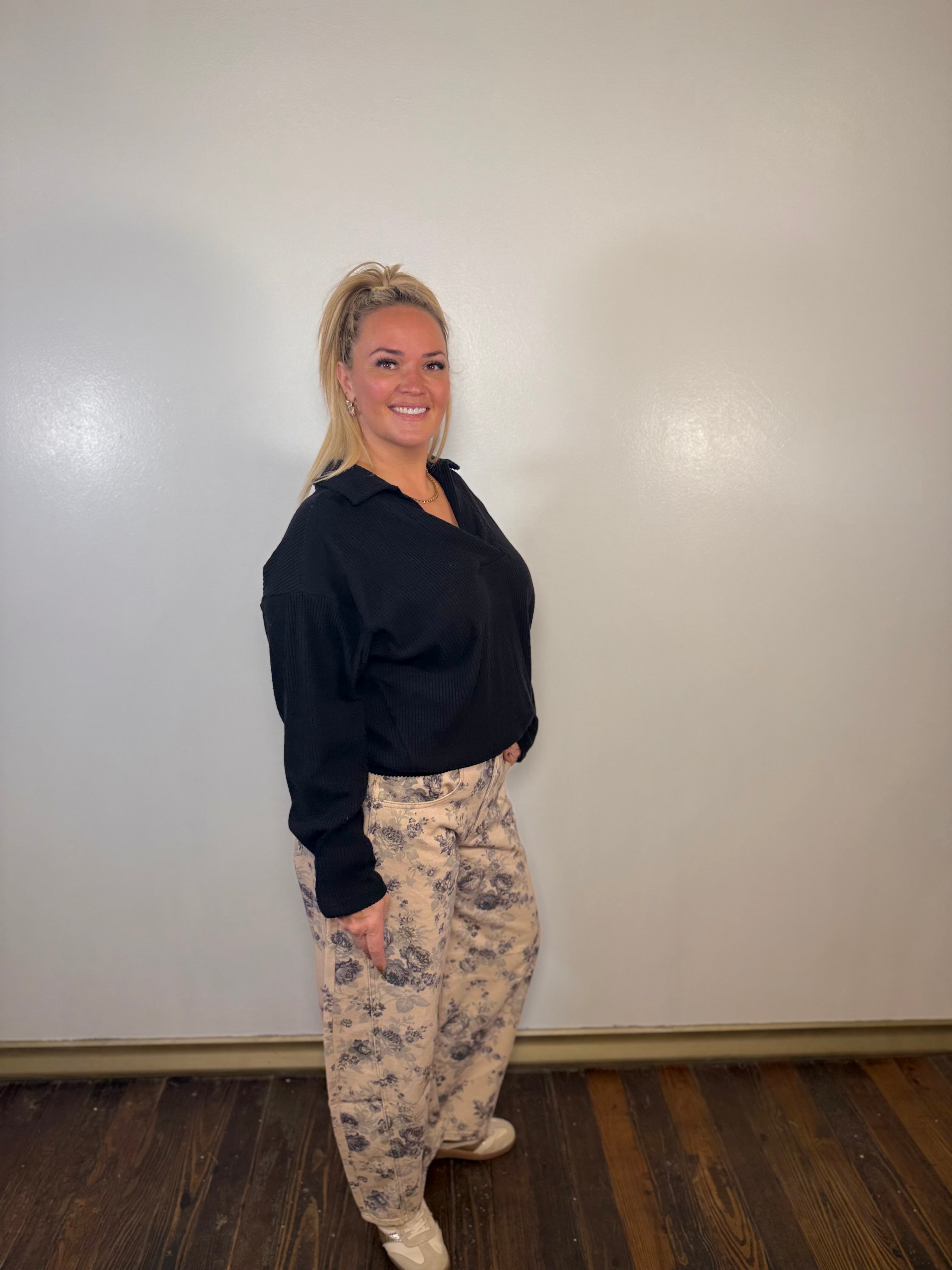 Georgina Ribbed Pullover