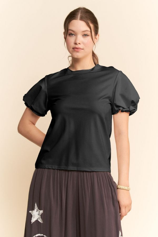 Giselle Short Sleeve Ruffle Top | PLUS SIZE AVAILABLE