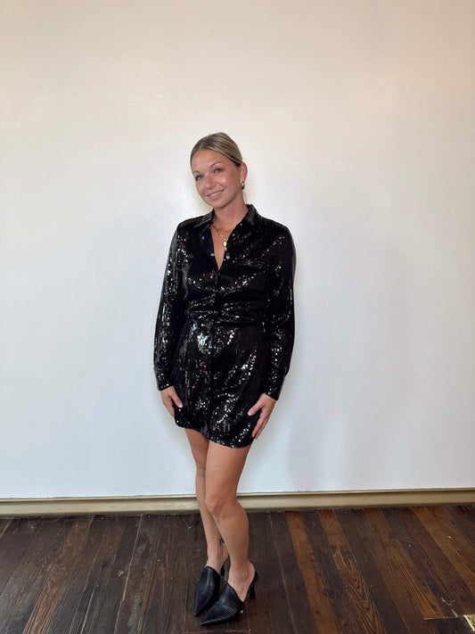 Party Time Sequin Mini Dress